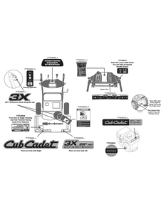 Label Map 31ah55sy710 Diagram and Parts List for 3X28-INCHHD31AH55SY (31AH55SY710)(2015) Cub Cadet Snow Blower